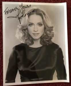 Autographed Photo of Madonna, Marketing Maven