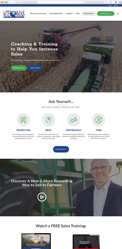 RCT Homepage of website