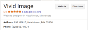 Google reviews on search listing
