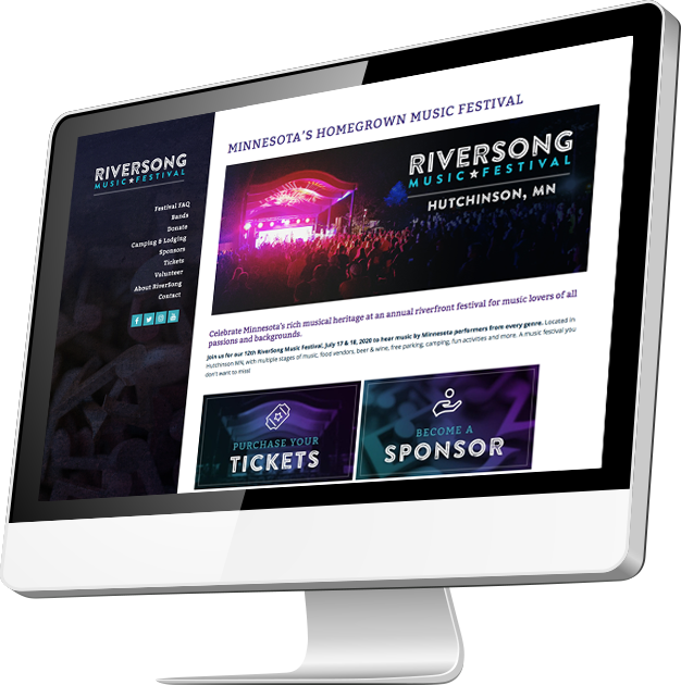 Riversong Website Design