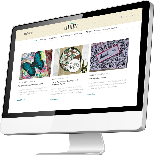 Unity Stamp website