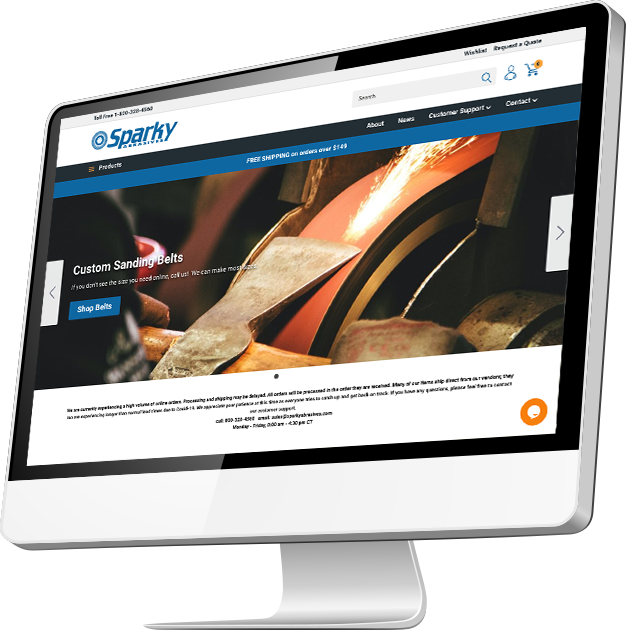 sparky abrasives website