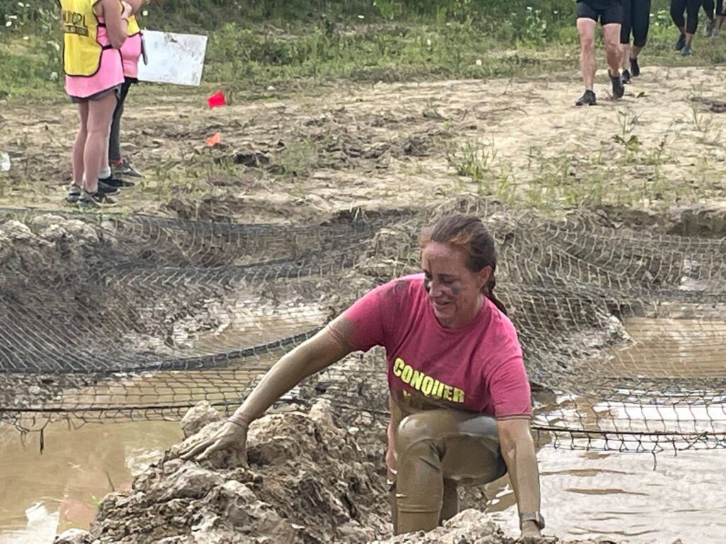 jackie in the mud