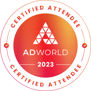 ad world certified attendee