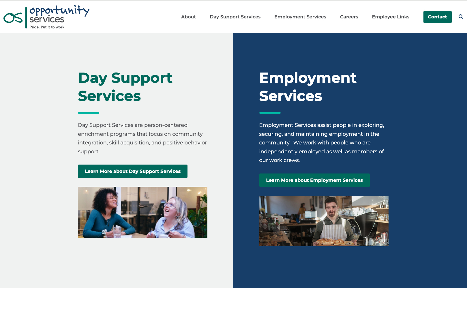 opportunity services home page