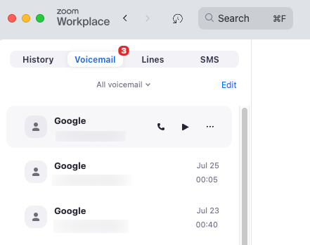 Google phone calls.