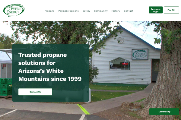 owens energy home page