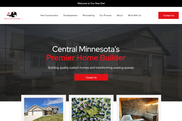 first class builders home page
