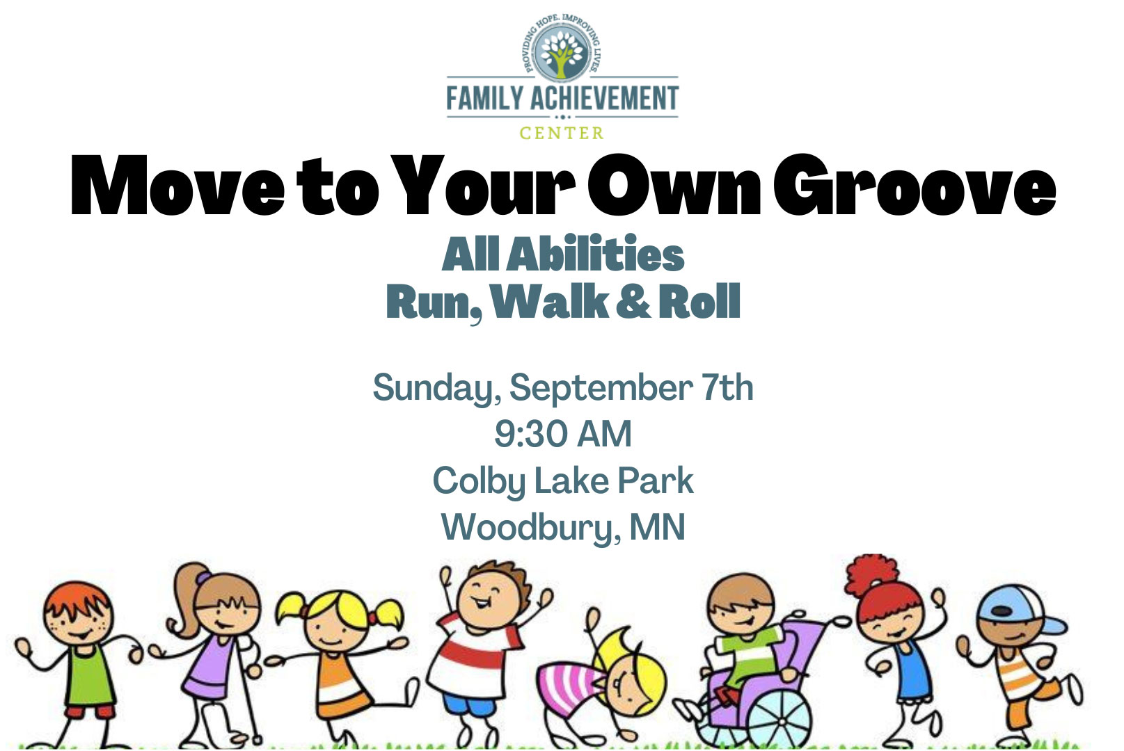 Family Achievement Center Move To Your Own Groove 5K