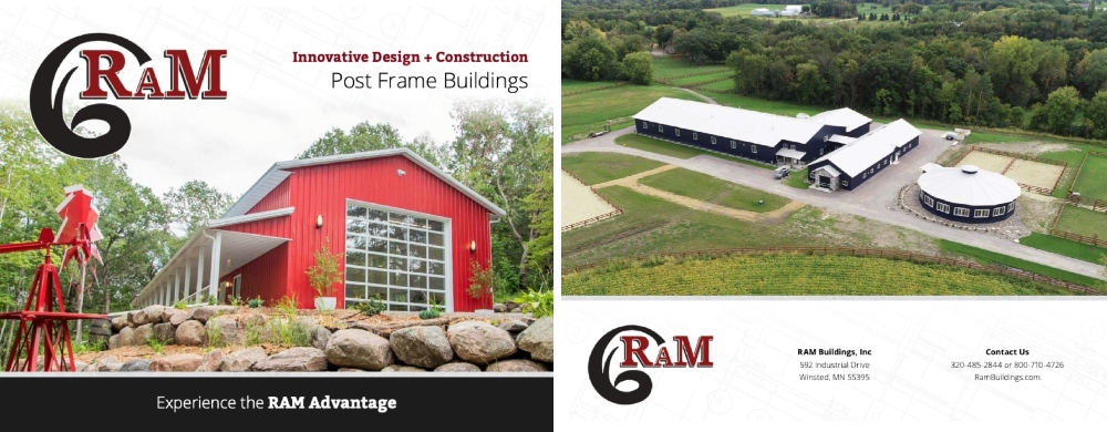 Ram sales booklet front and back covers.